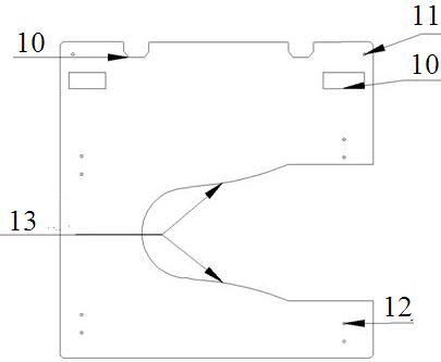 Three-dimensional mould with lifting degree for sewing shoes and boots and sewing method for pressing toe part on heel part