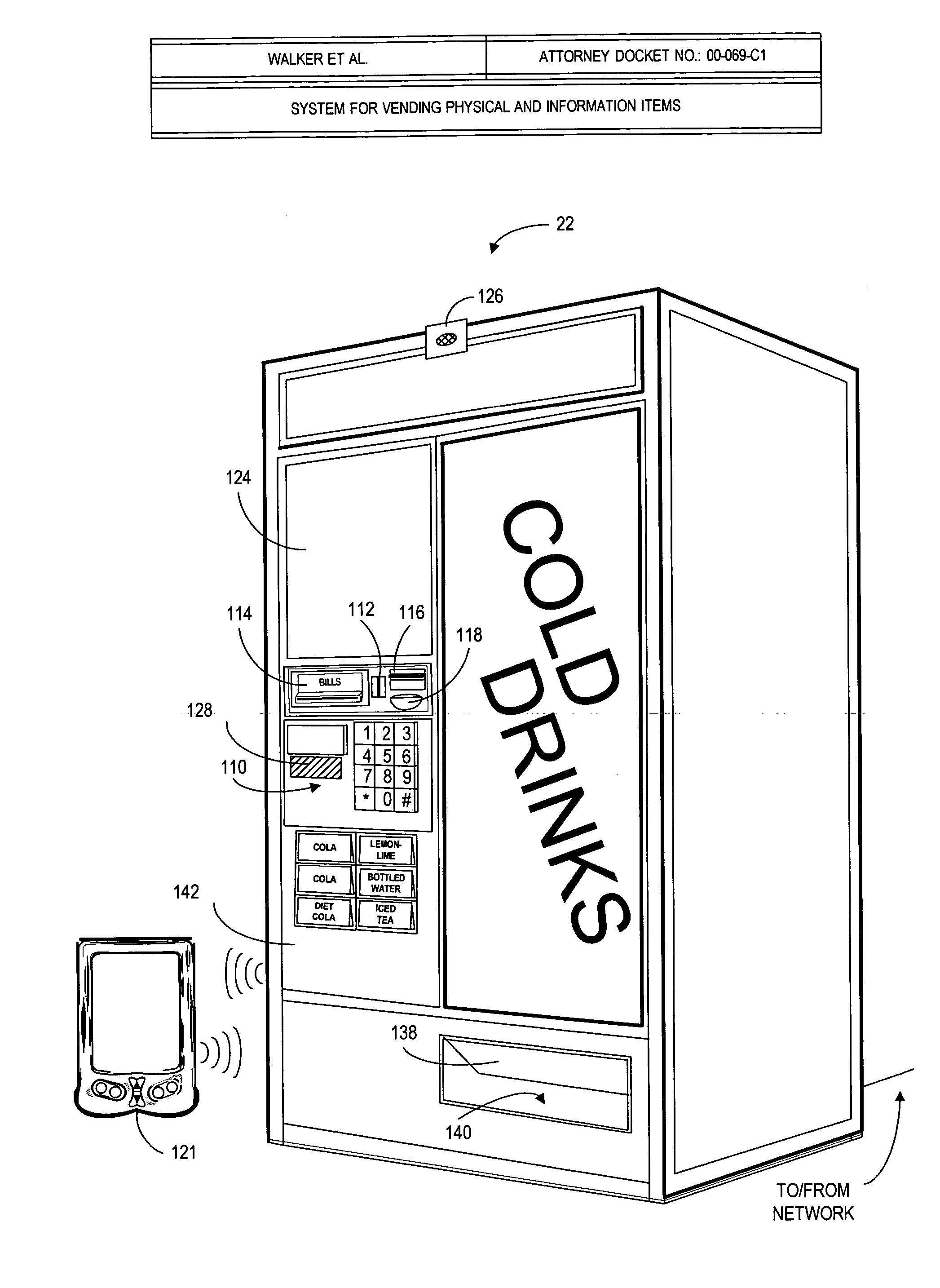 System for vending physical and information items