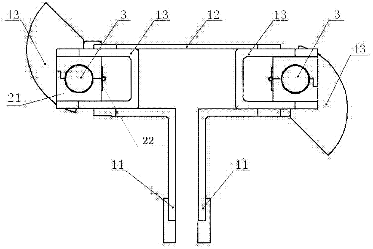 Compound-function binocular vision sensor suitable for movable independent welding robot