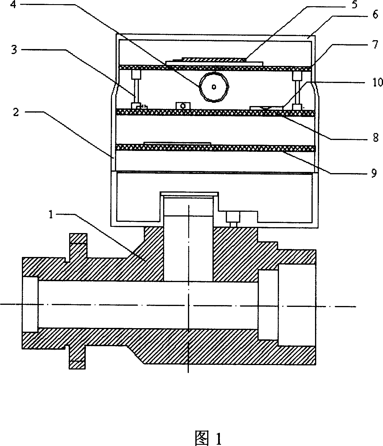 RF IC card heating charging energy-saving control valve