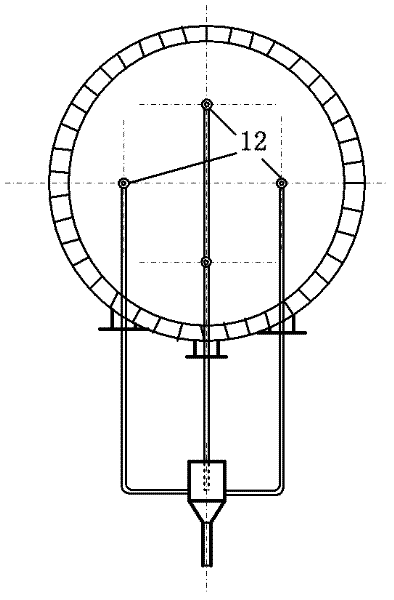Device and method for removing sulphur dioxide and dioxin from sintering flue gas