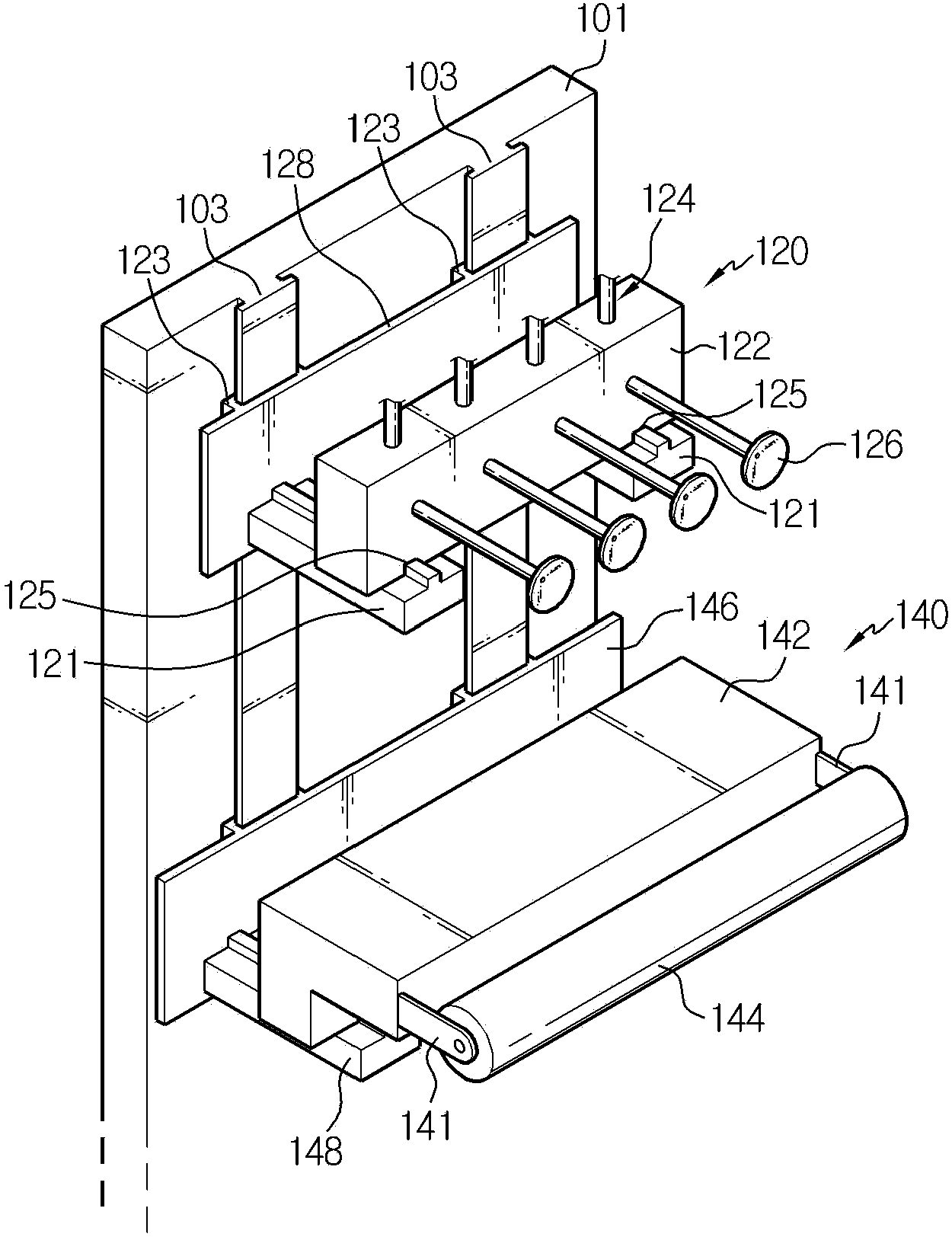 Method and apparatus for automatically adhering side tape to cell