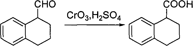 Method for preparing chiral 1, 2, 3, 4-tetrahydro-1-naphthoic acid