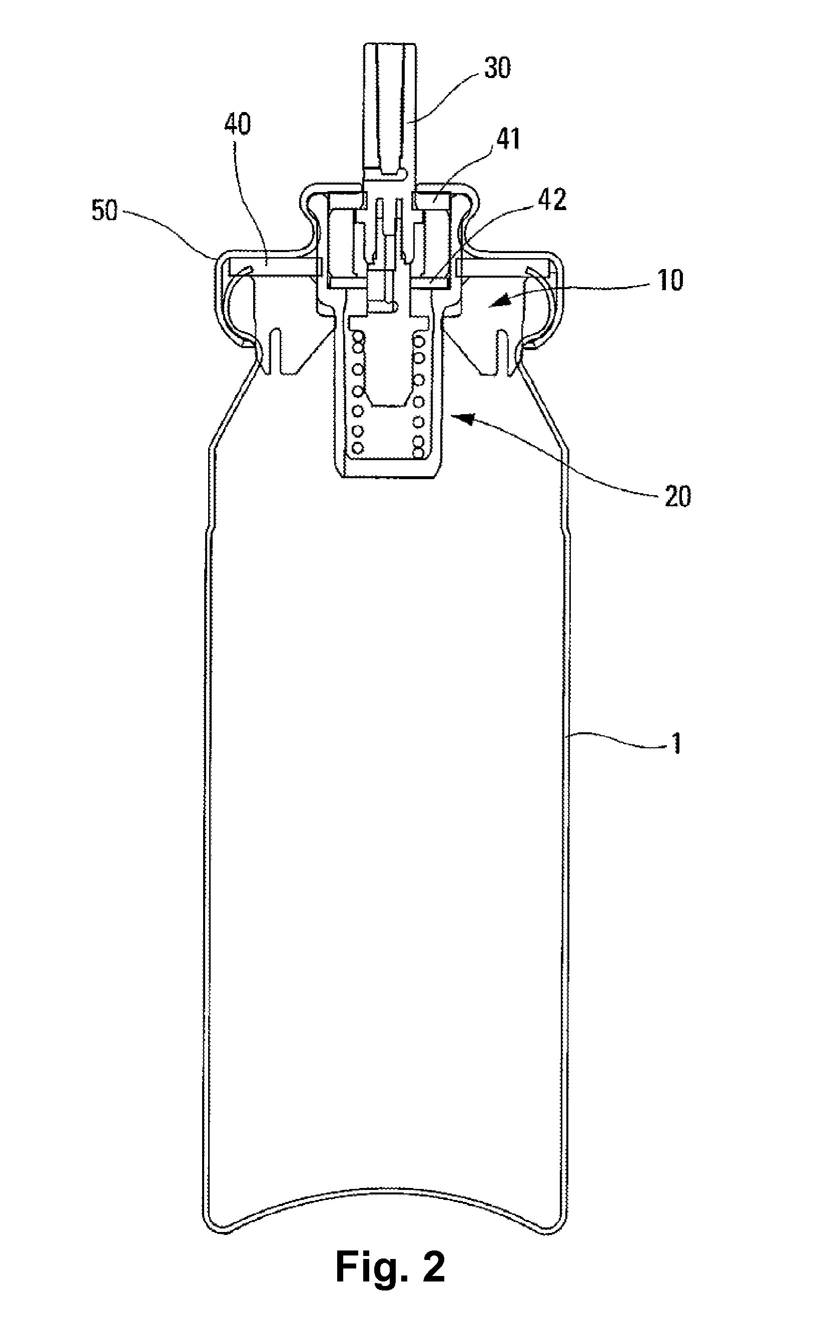 Fluid dispenser device