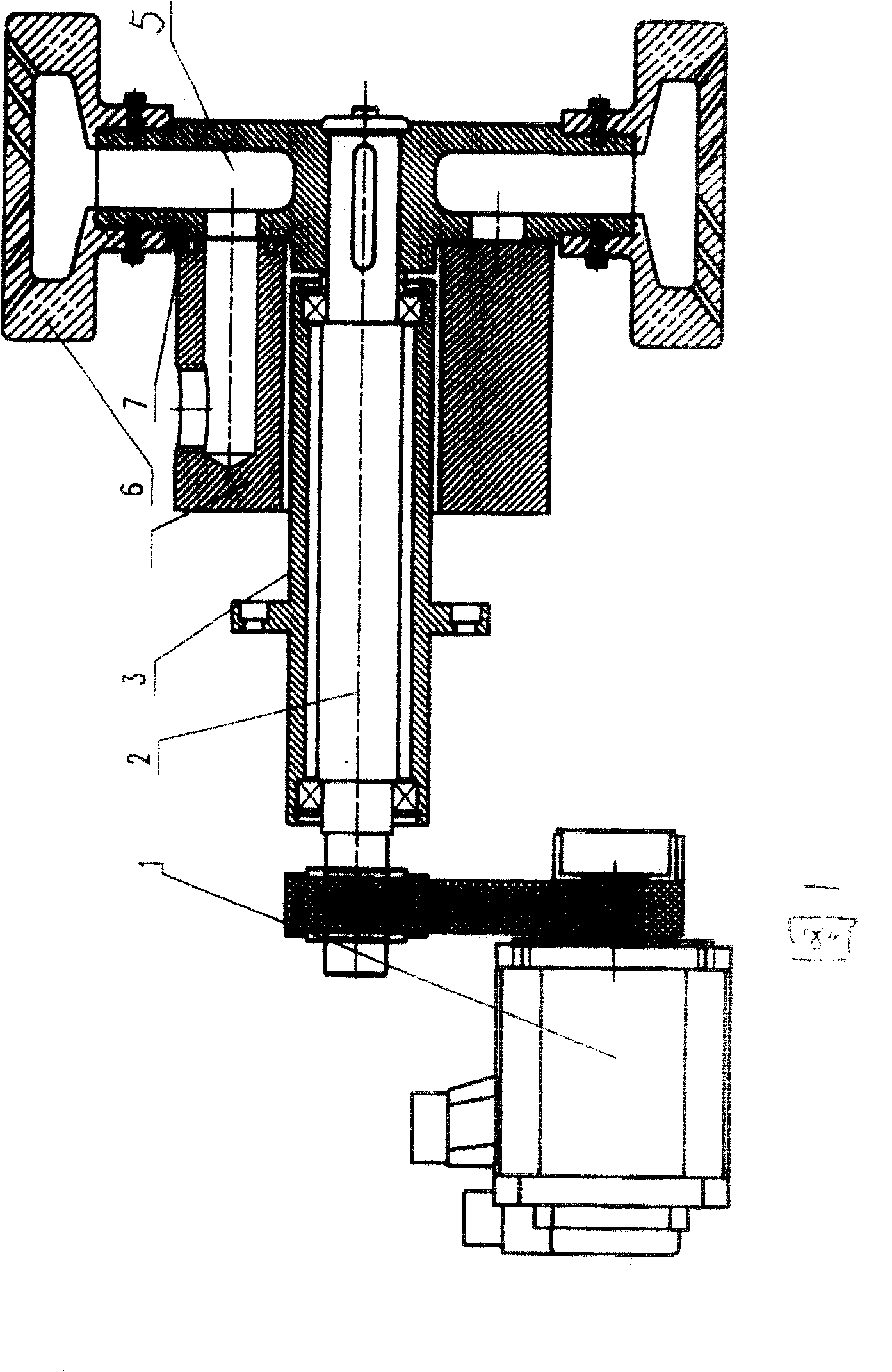 Shortened interval transfer in disposable sanitary article producing line