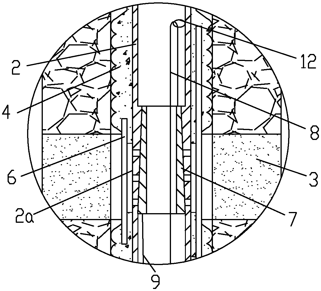 A multi-coal seam sliding sleeve isolation layer fracturing device and method