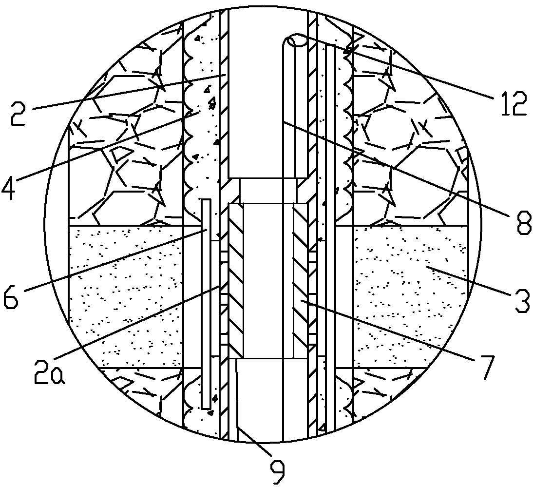 A multi-coal seam sliding sleeve isolation layer fracturing device and method