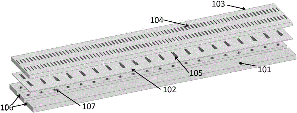 Connected cavity based phased array antenna