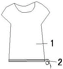 Insulated short-sleeved shirt with rope