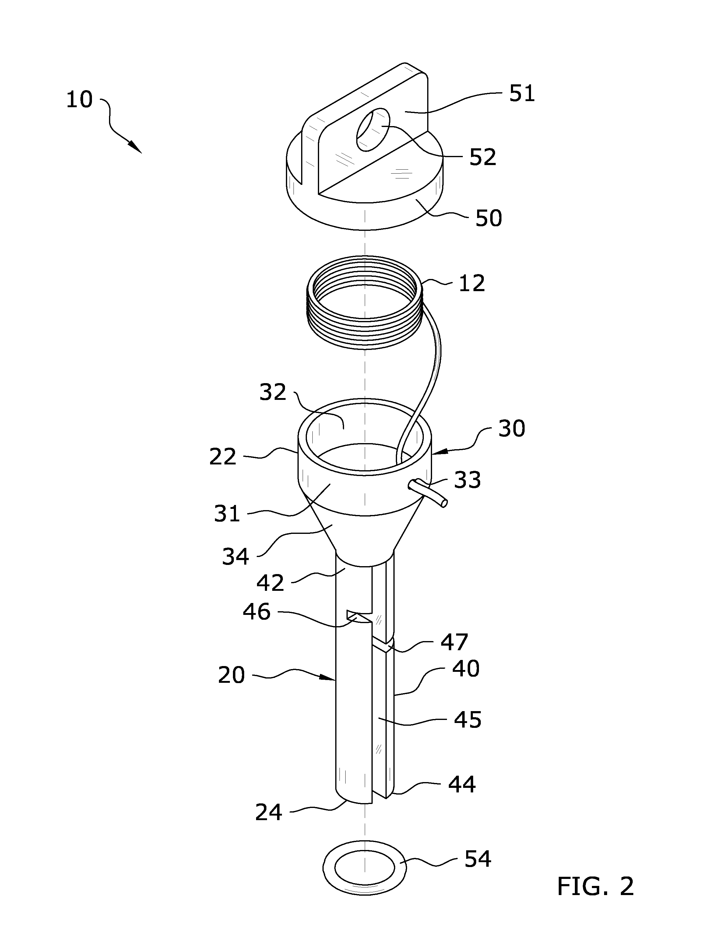 Stop knot tying device