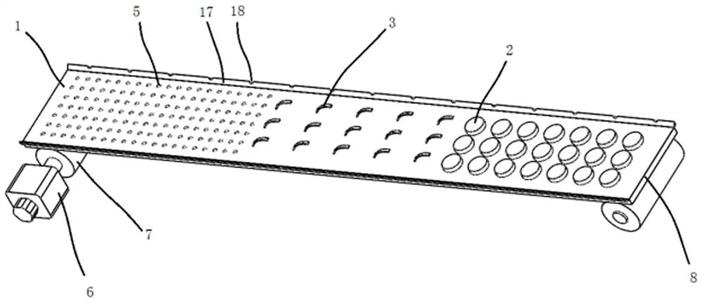 Sampling detection system for solid food core layer
