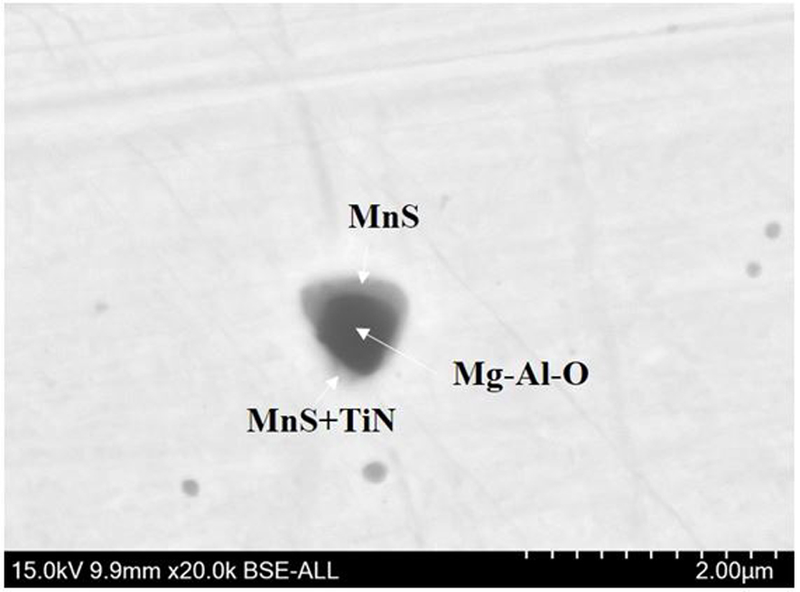 A low-cost magnesium-treated microalloyed steel and its preparation method