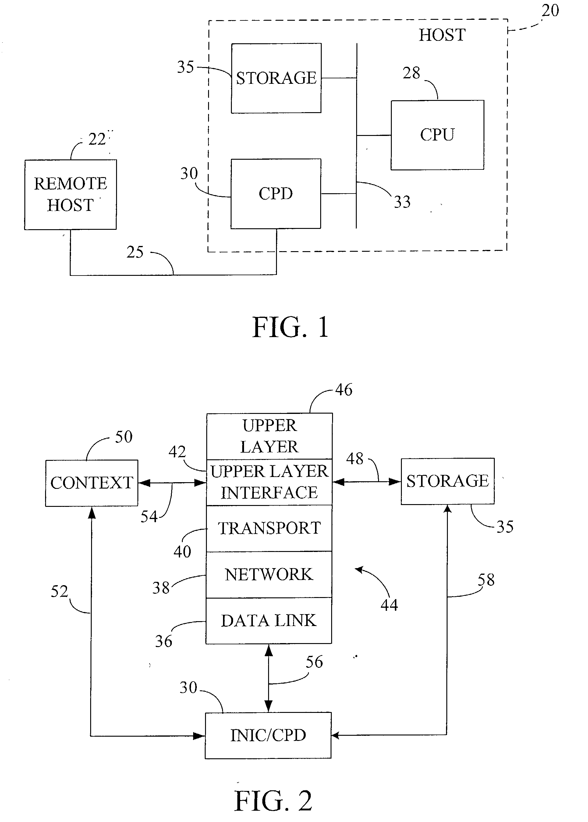 Fast-path apparatus for receiving data corresponding to a TCP connection