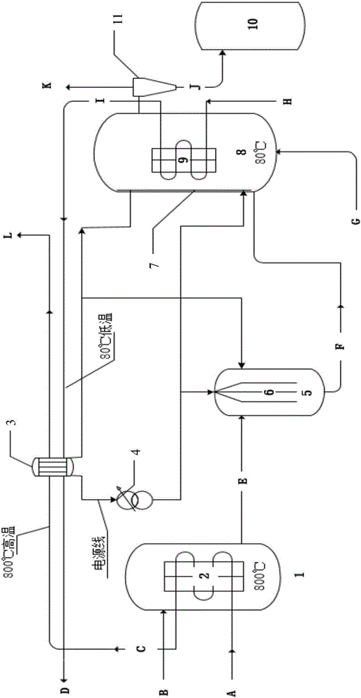 Device and method for removing CO2 from flue gas in power plant by using fly ash