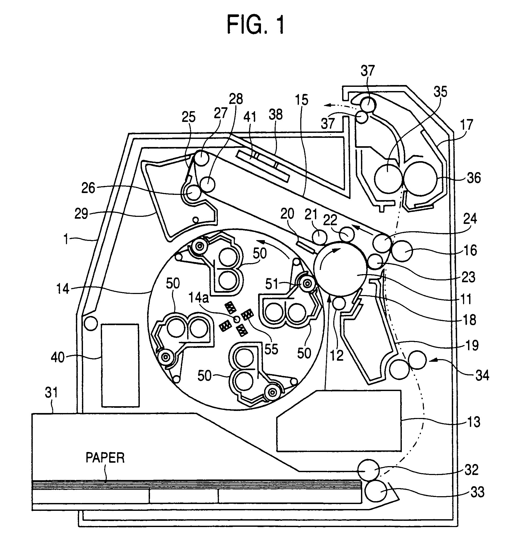Image forming apparatus and holding method of image carrier