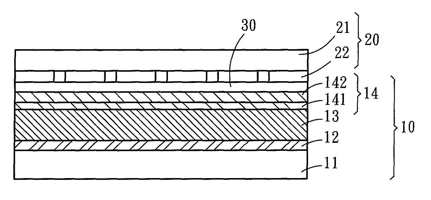 Capacitive touch panel structure