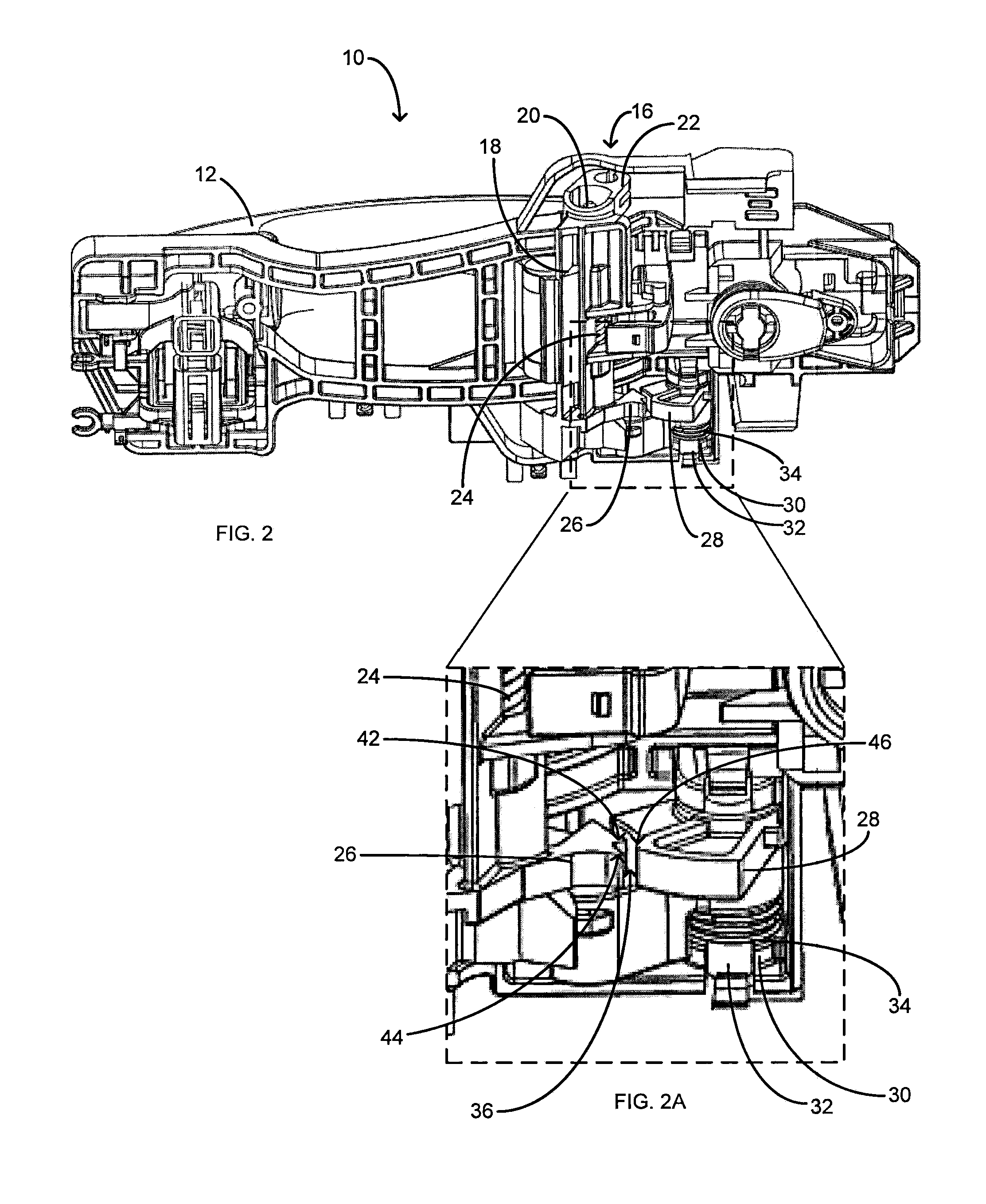 Vehicular Door Handle Assembly With Inertial Secondary Catch Position