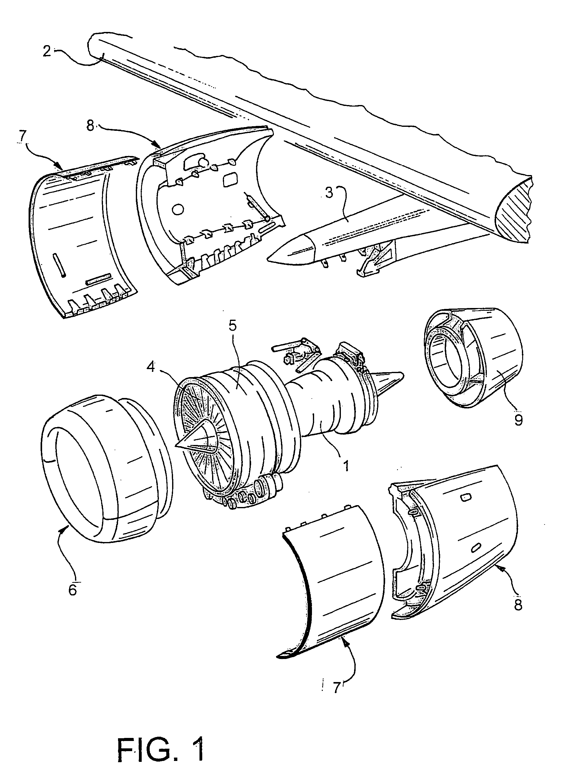 Aircraft engine in which there is a small clearance separating the fan cowls and the thrust inverter cowls