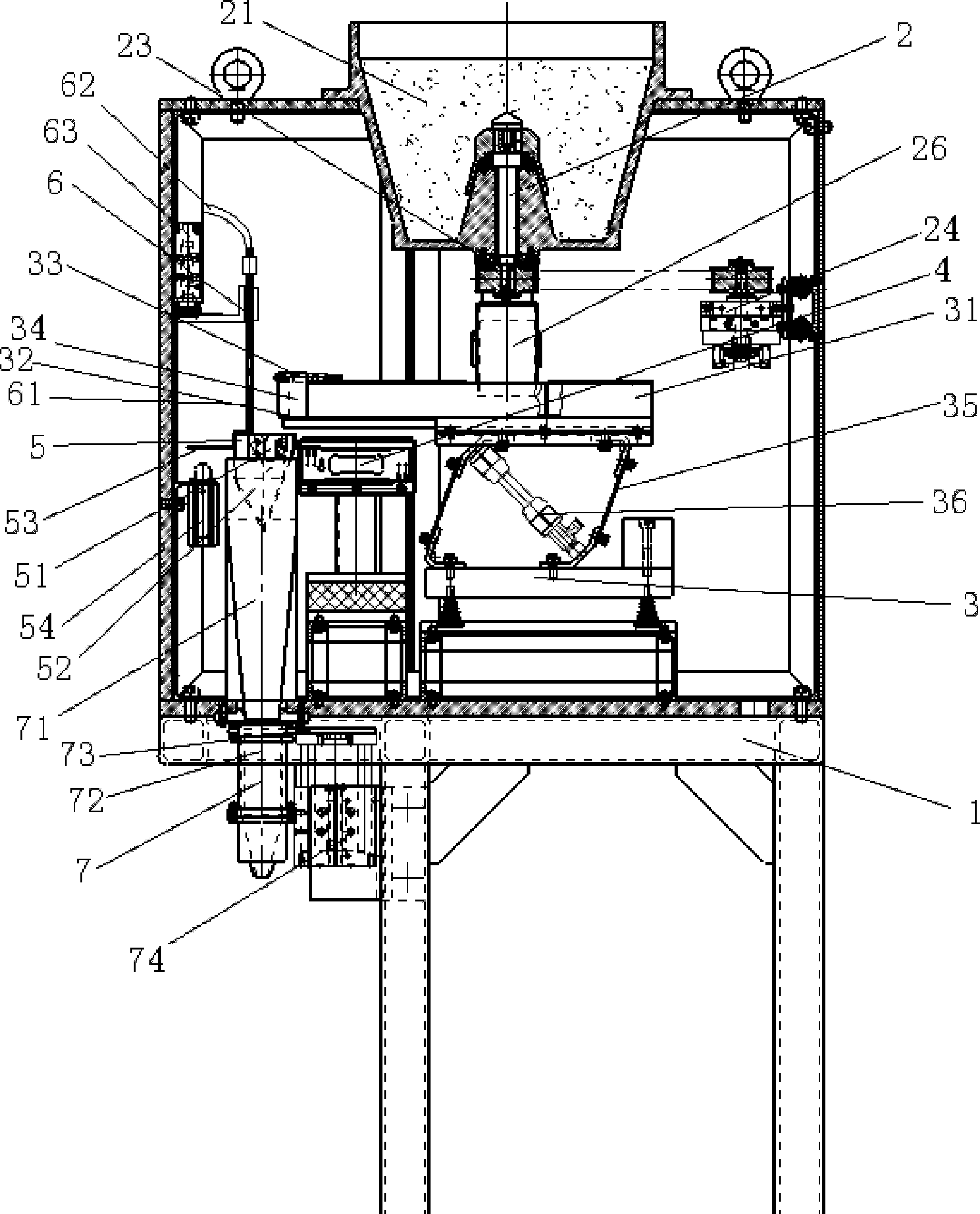 Medicine weighing and loading machine and use method thereof