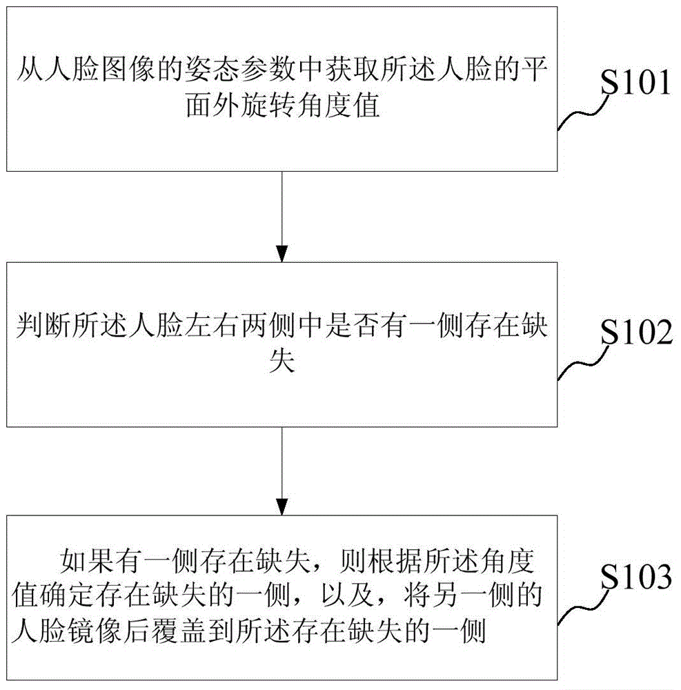 Face image processing method and apparatus