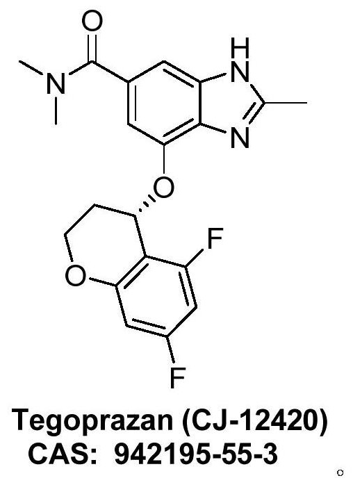 Method for synthesizing Tegrazan chiral alcohol