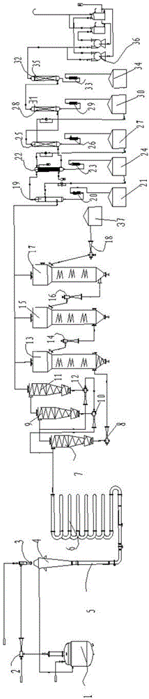 Production system for producing fumed silica by utilizing silicon tetrachloride