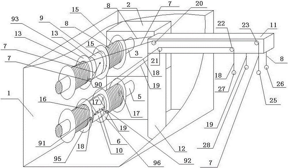 Multi-functional reel-off equipment