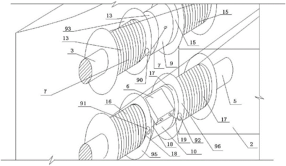 Multi-functional reel-off equipment