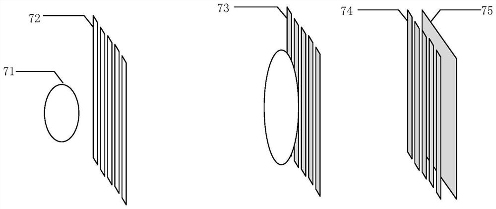 Single x-ray differential phase contrast image detection system