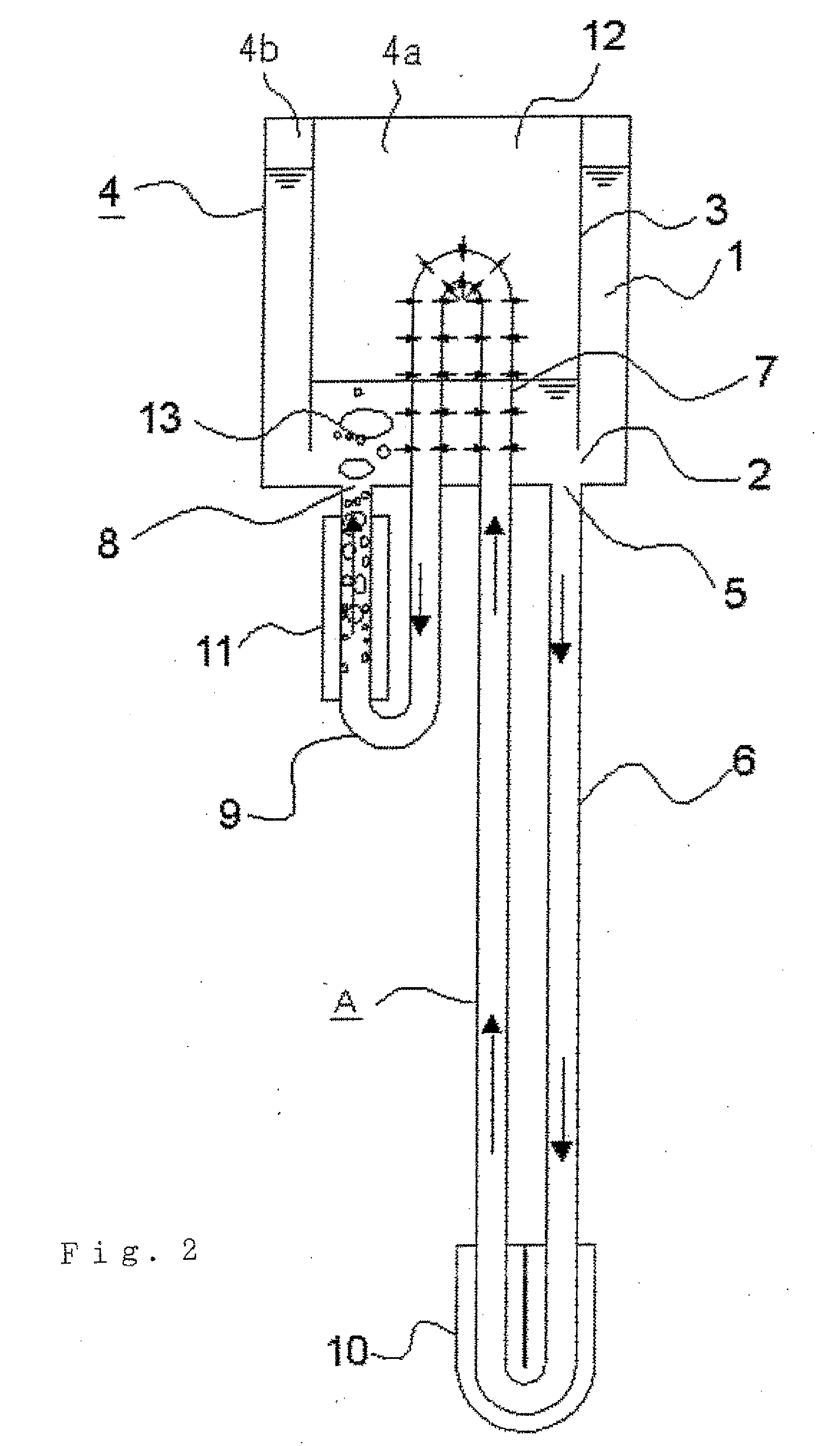 Vapor-lift pump heat transport apparatus