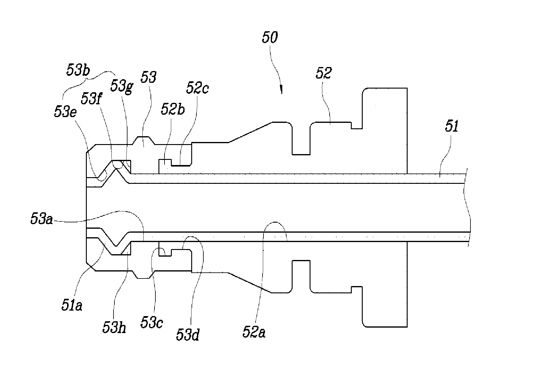 Hydraulic tube for vehicle