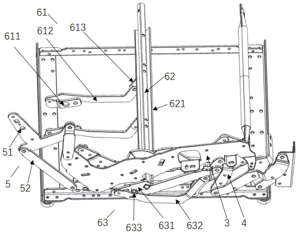 Seat stretching device capable of being extended and stretched