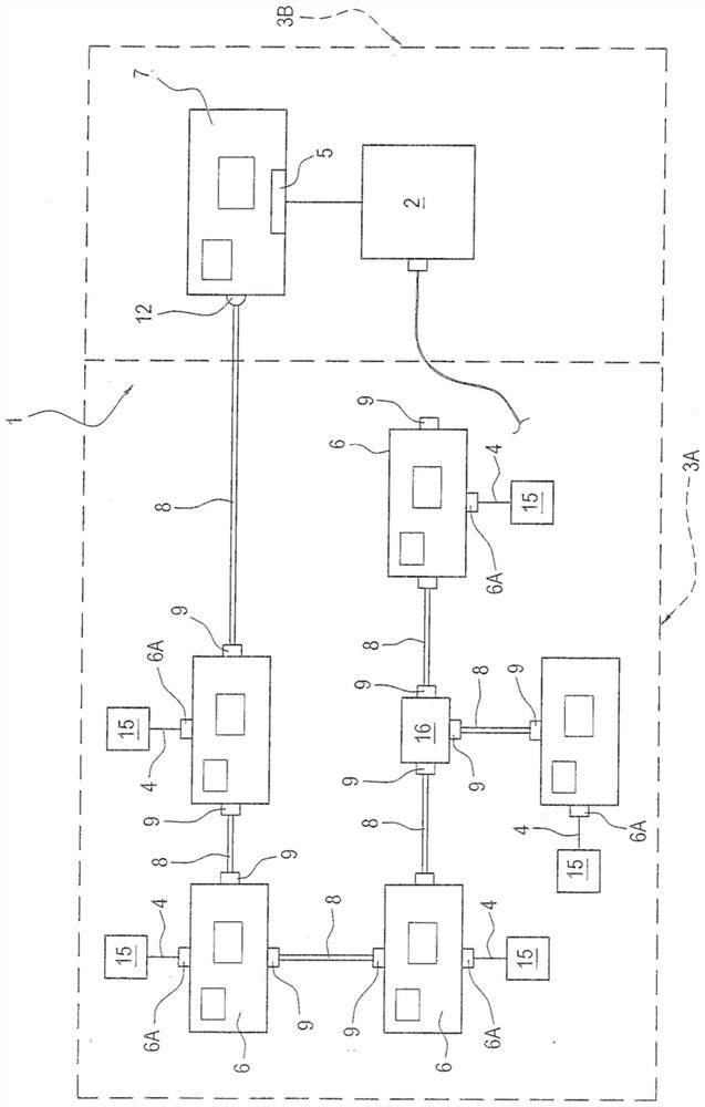 Measuring and/or inspection system and method of managing associated electrical connections