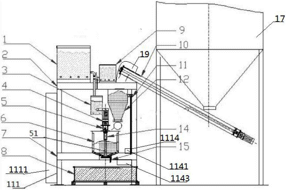 Cement foam board injection molding mechanism