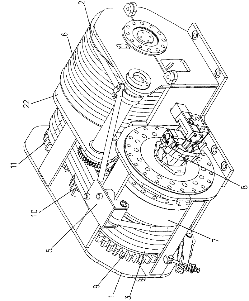 Vehicle-mounted constant-tension hydraulic capstan