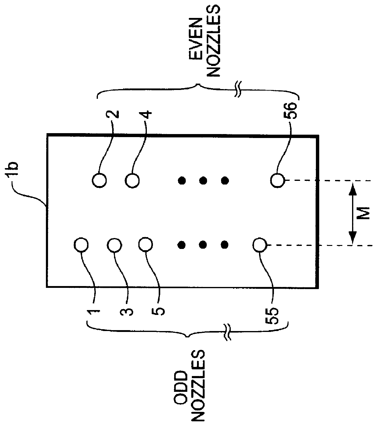 Circuit and method for controlling print heads of ink-jet printer