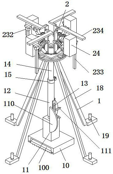 Rapid modification device based on oblique photogrammetry