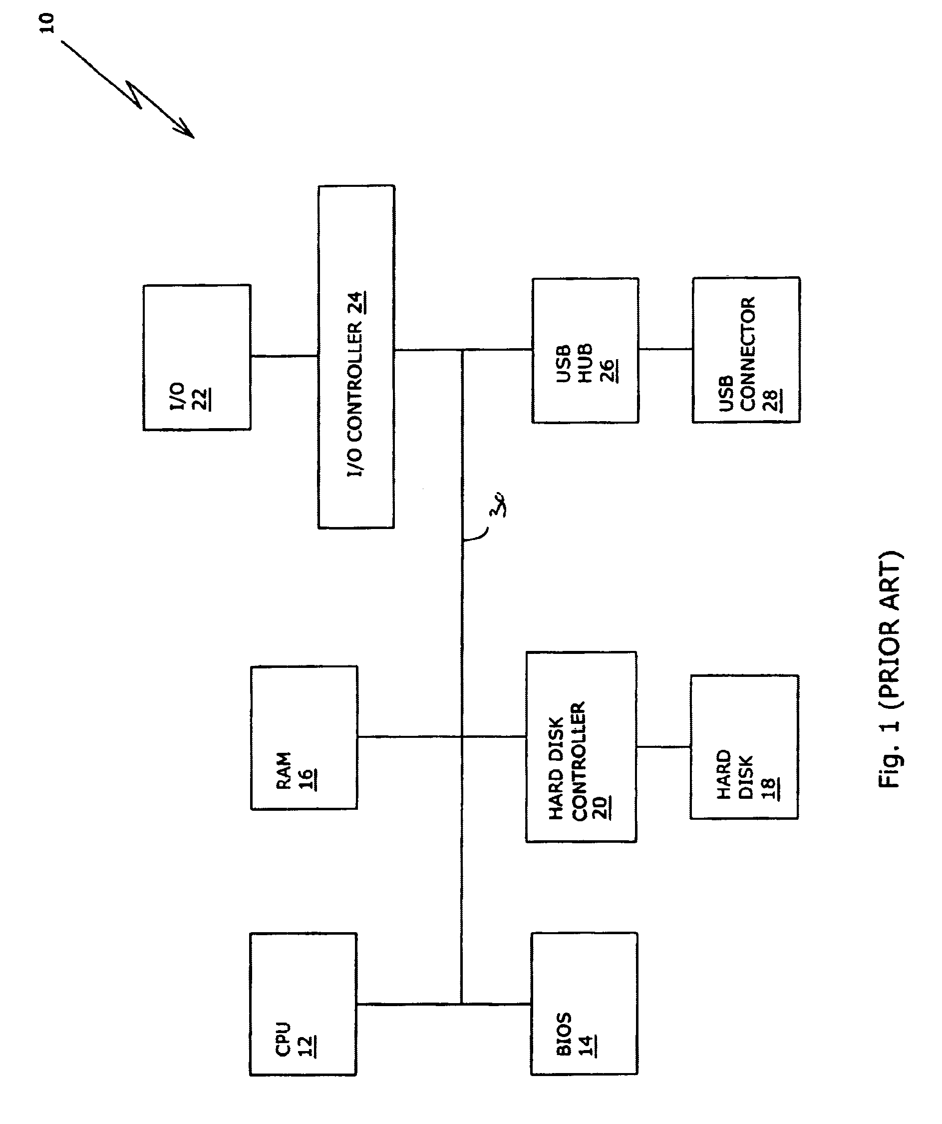 Mass storage device with boot code