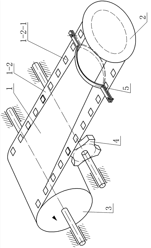 Double-omega-shaped carbon fiber composite material expansion arm and stretching method thereof