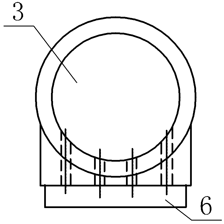 Double-omega-shaped carbon fiber composite material expansion arm and stretching method thereof