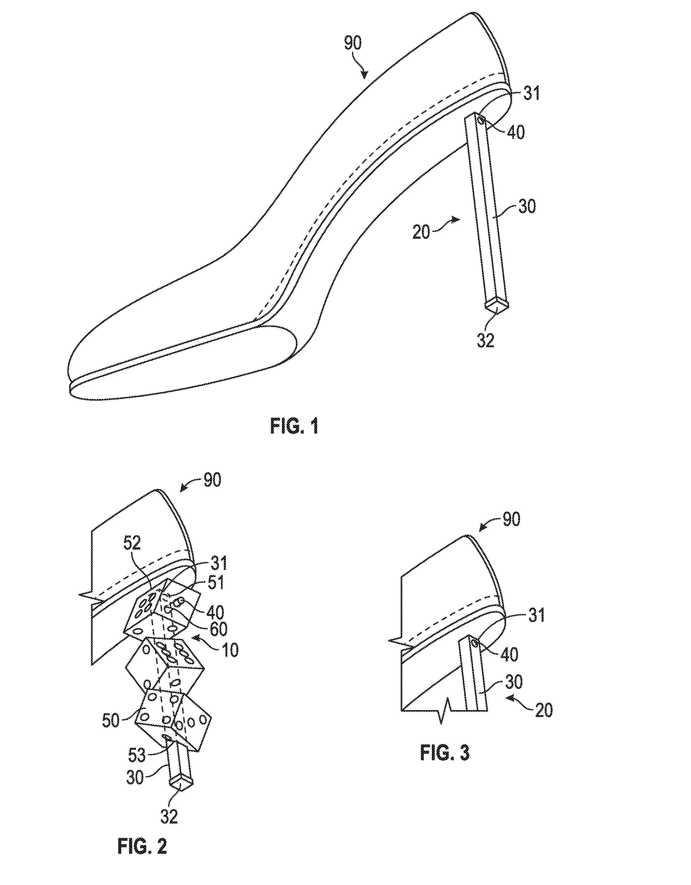 Shoe heel cover and kit