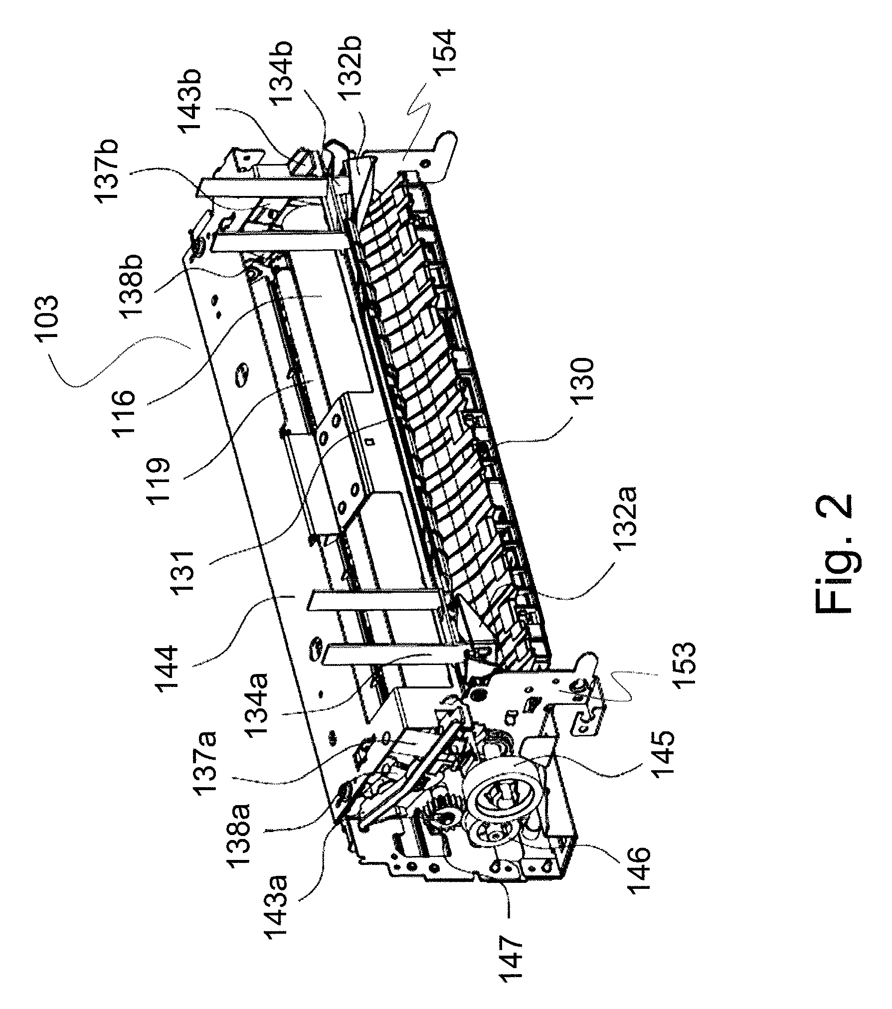 Image forming apparatus with lower and upper guide members