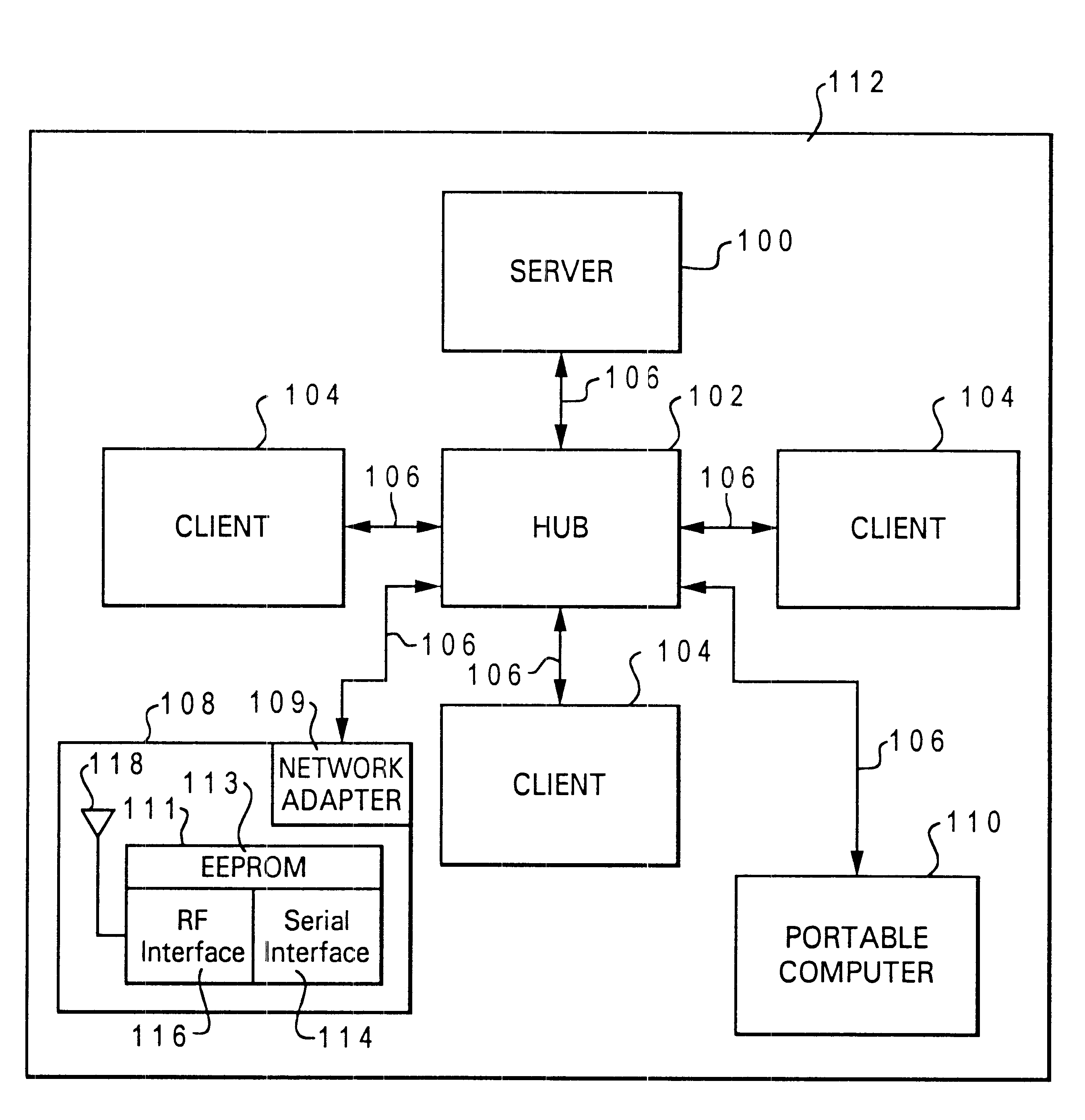 Data processing system and method for permitting a computer to automatically detect a presence of and establish a communications link with a printer