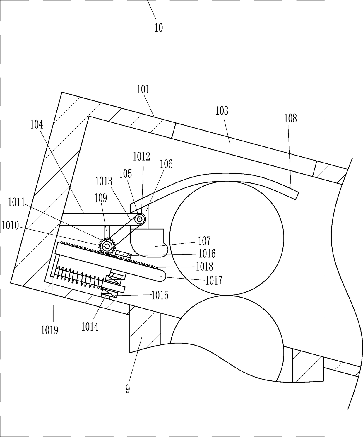 Infrared-control rebound steal training device