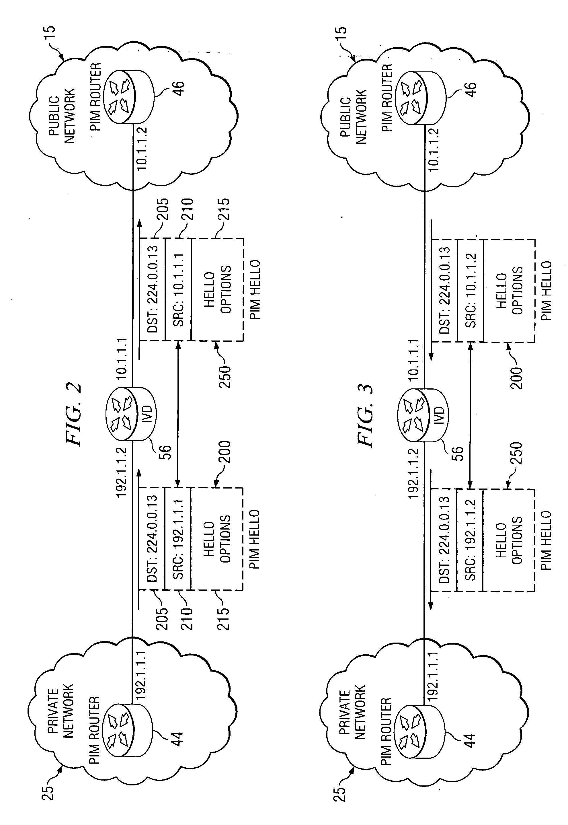 System and method for providing packet proxy services across virtual private networks