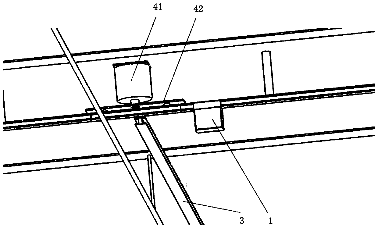 Automatic inspection equipment for rail vehicle roof and inspection method thereof
