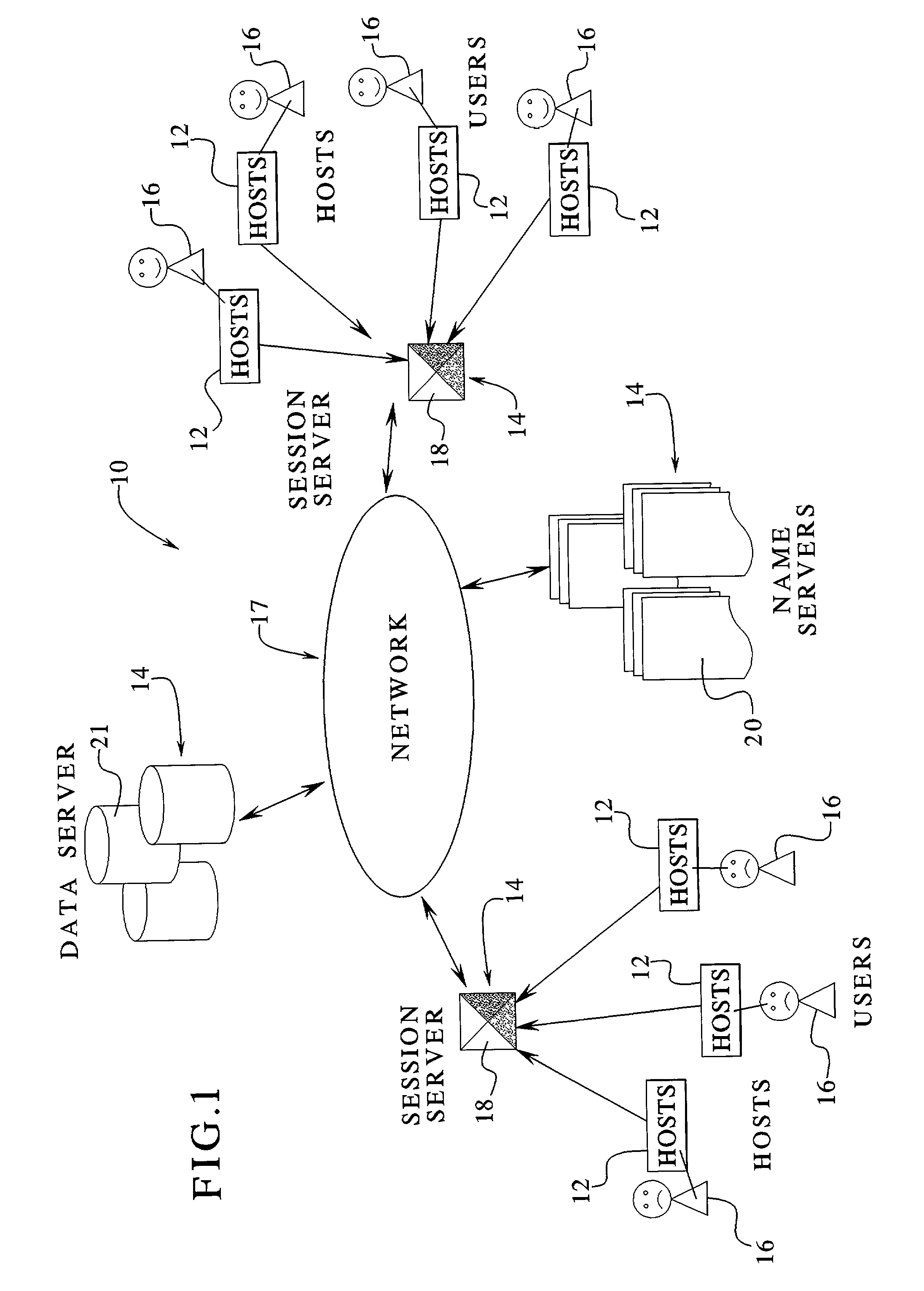 Networked computer system for communicating and operating in a virtual reality environment