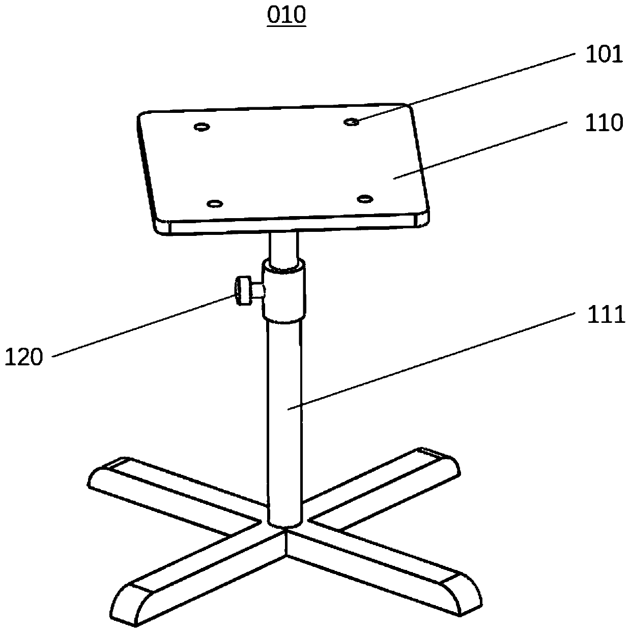 Device for continuously changing wrist blood pressure state and detection method thereof