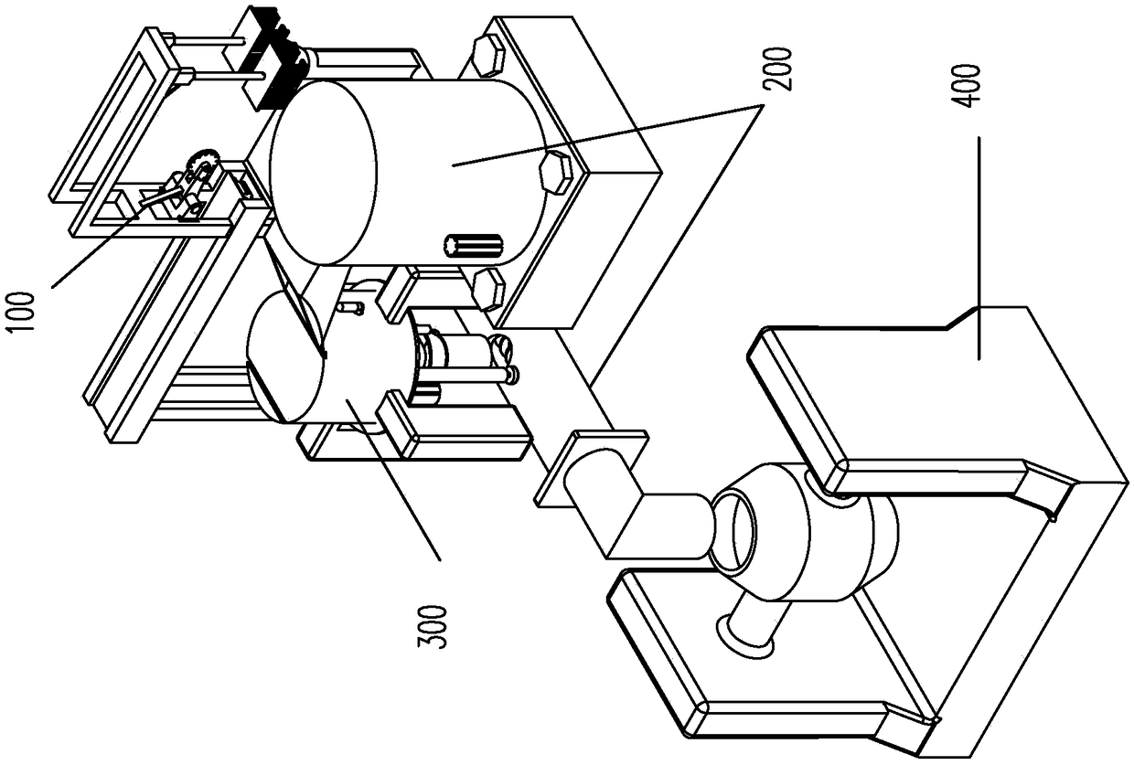 Automatic conveying device for granular pesticide intermediates