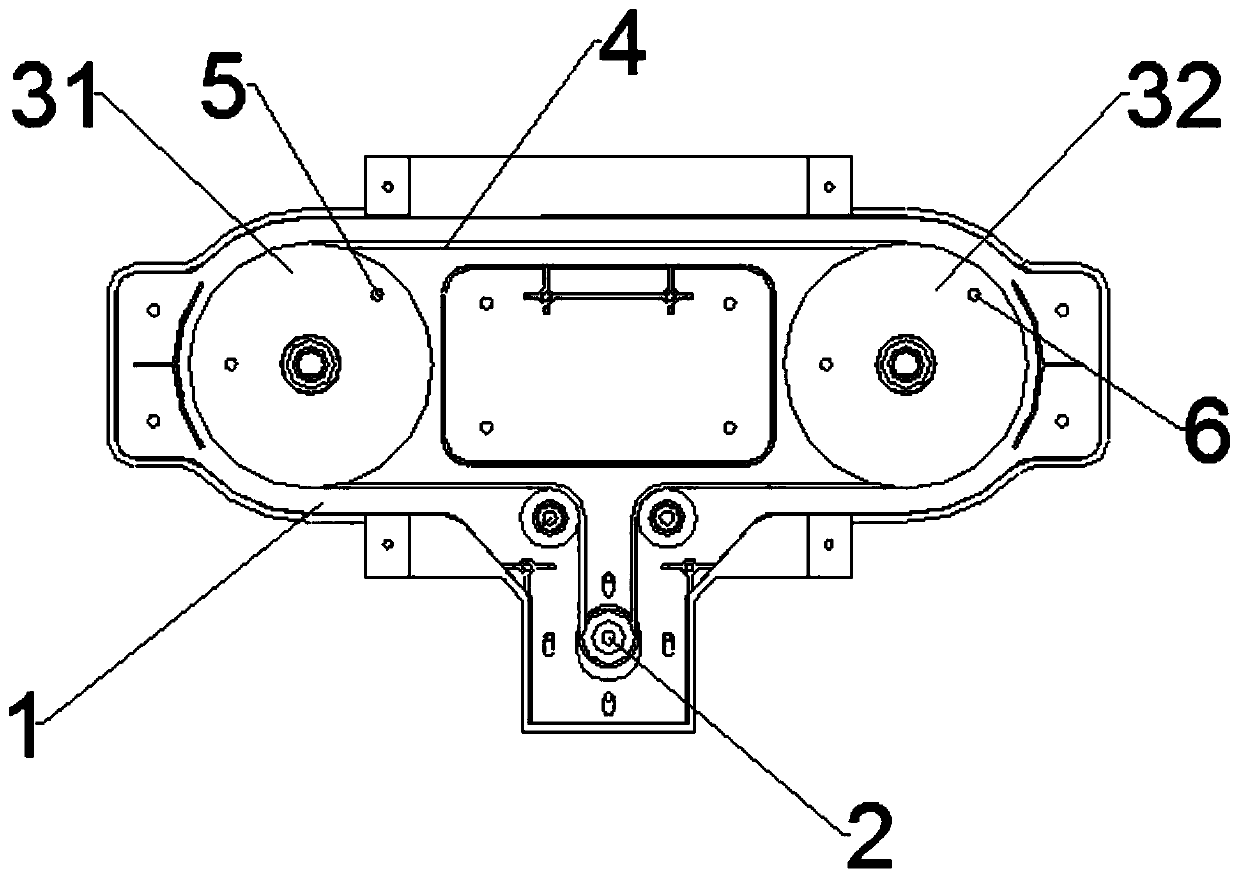 Belt wheel assembly and shoe-washing machine